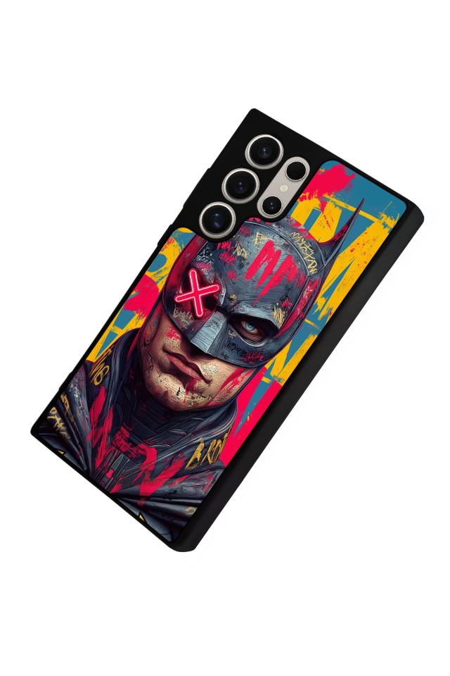 Samsung Galaxy S22 Ultra Uyumlu Batman Tasarımlı Glossy Premium Kılıf