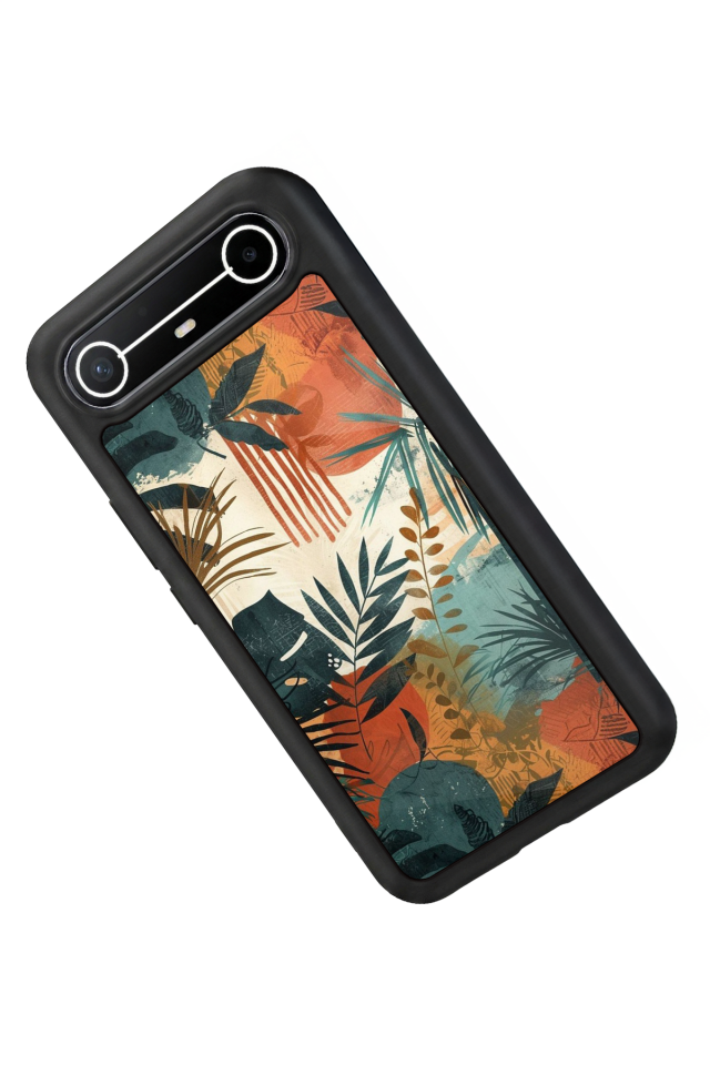 Tecno Spark Slim 5G Uyumlu Botanik Tasarımlı Glossy Premium Kılıf