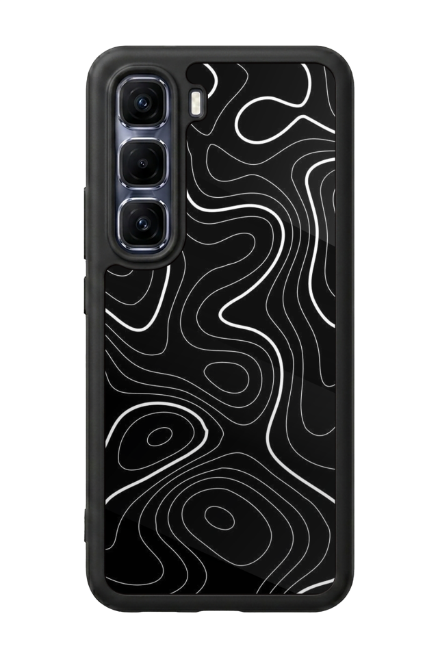 Infinix Hot 60 Pro Plus Uyumlu Çizgi Sanatı Tasarımlı Glossy Premium Kılıf