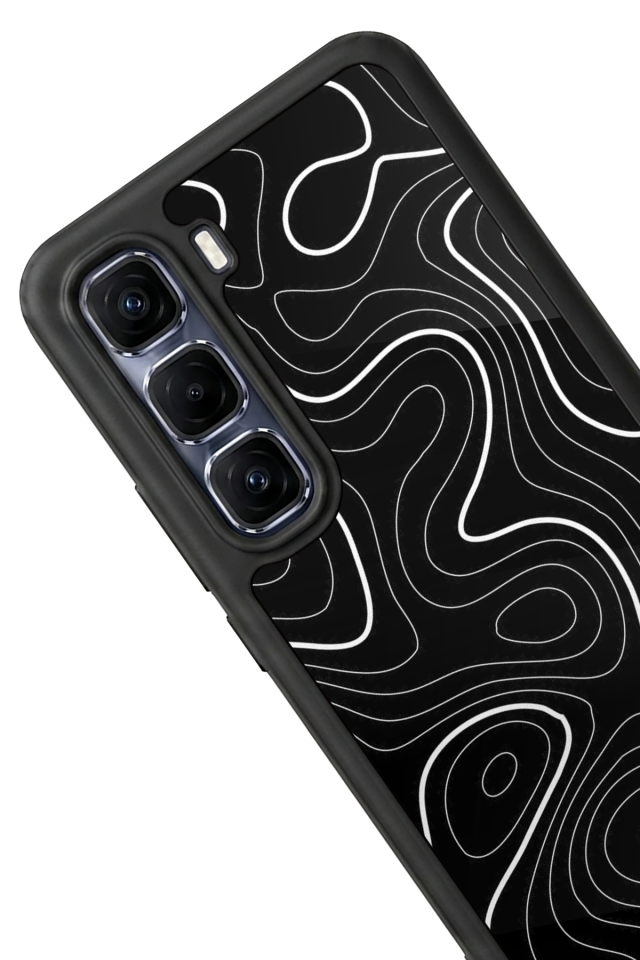 Infinix Hot 60 Pro Plus Uyumlu Çizgi Sanatı Tasarımlı Glossy Premium Kılıf