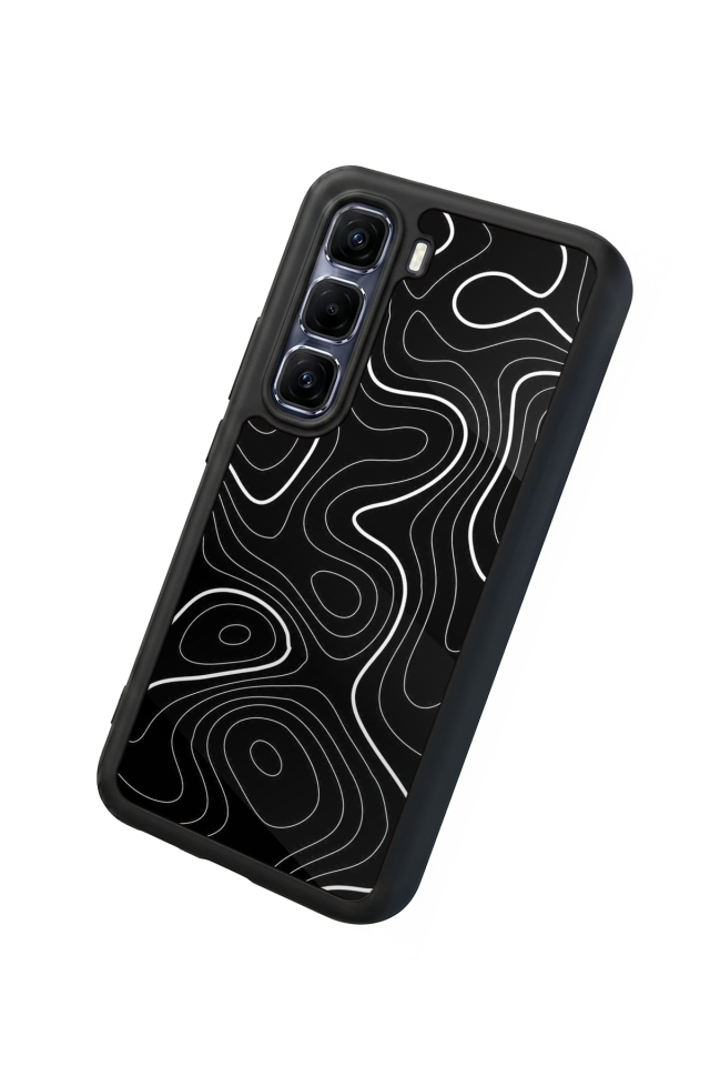 Infinix Hot 60 Pro Plus Uyumlu Çizgi Sanatı Tasarımlı Glossy Premium Kılıf
