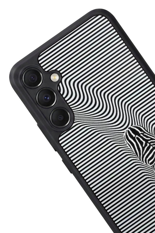 Samsung Galaxy A34 Uyumlu Çizgi Sanatı Tasarımlı Glossy Premium Kılıf