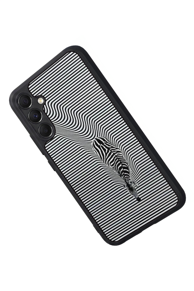 Samsung Galaxy A34 Uyumlu Çizgi Sanatı Tasarımlı Glossy Premium Kılıf