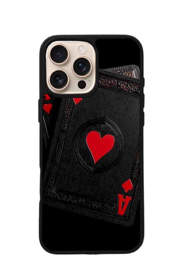 iPhone 14 Pro Uyumlu Kart Tasarımlı Glossy Premium Kılıf