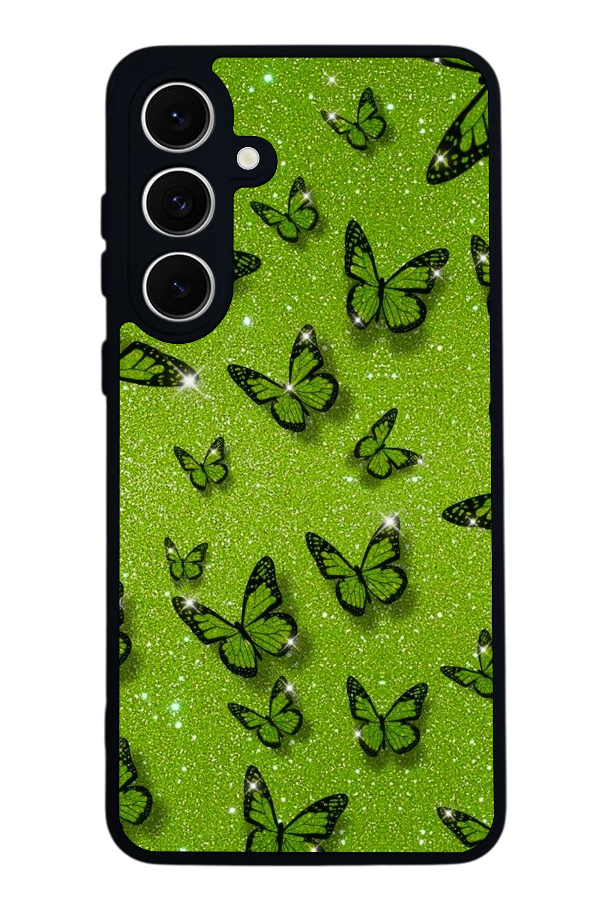 Samsung Galaxy A16 Uyumlu Kelebek Tasarımlı Glossy Premium Kılıf
