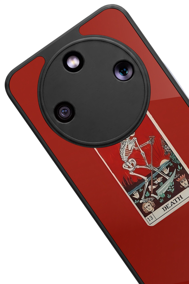 Honor Magic 8 Lite Uyumlu Kirmizi Tasarımlı Glossy Premium Kılıf
