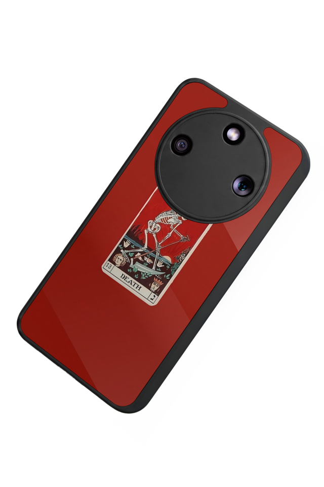 Honor Magic 8 Lite Uyumlu Kirmizi Tasarımlı Glossy Premium Kılıf