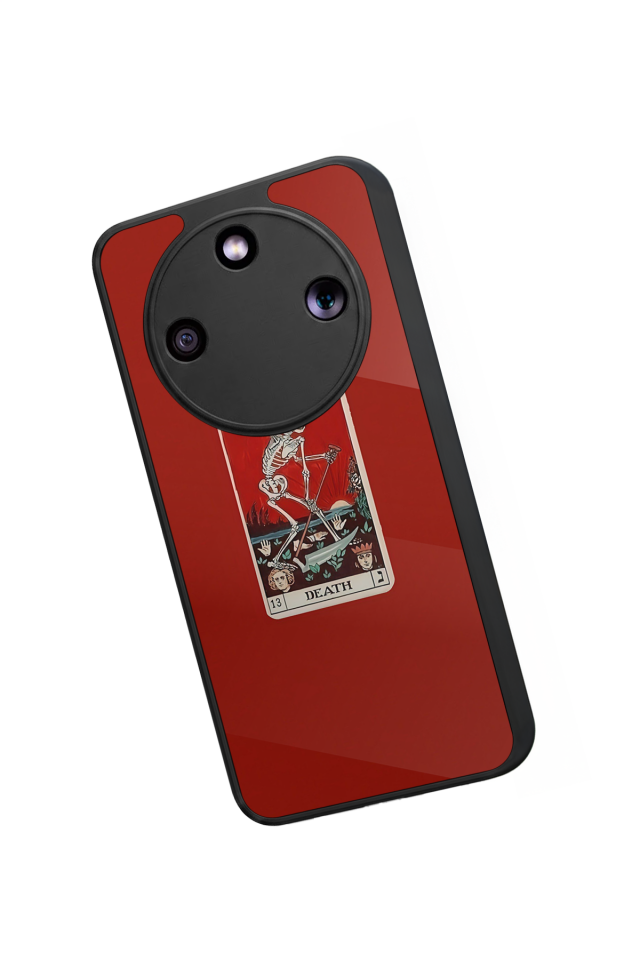 Honor Magic 8 Lite Uyumlu Kirmizi Tasarımlı Glossy Premium Kılıf