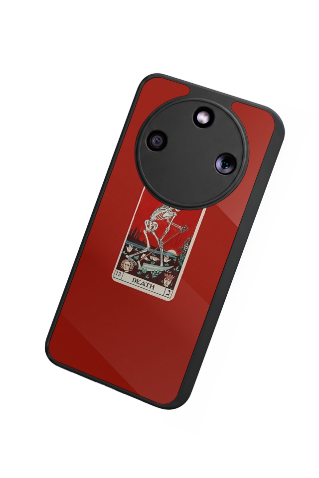 Honor Magic 8 Lite Uyumlu Kirmizi Tasarımlı Glossy Premium Kılıf