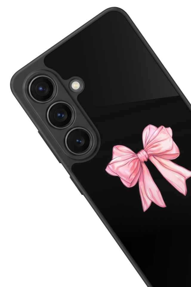Samsung Galaxy S26 Uyumlu Kurdele Tasarımlı Glossy Premium Kılıf