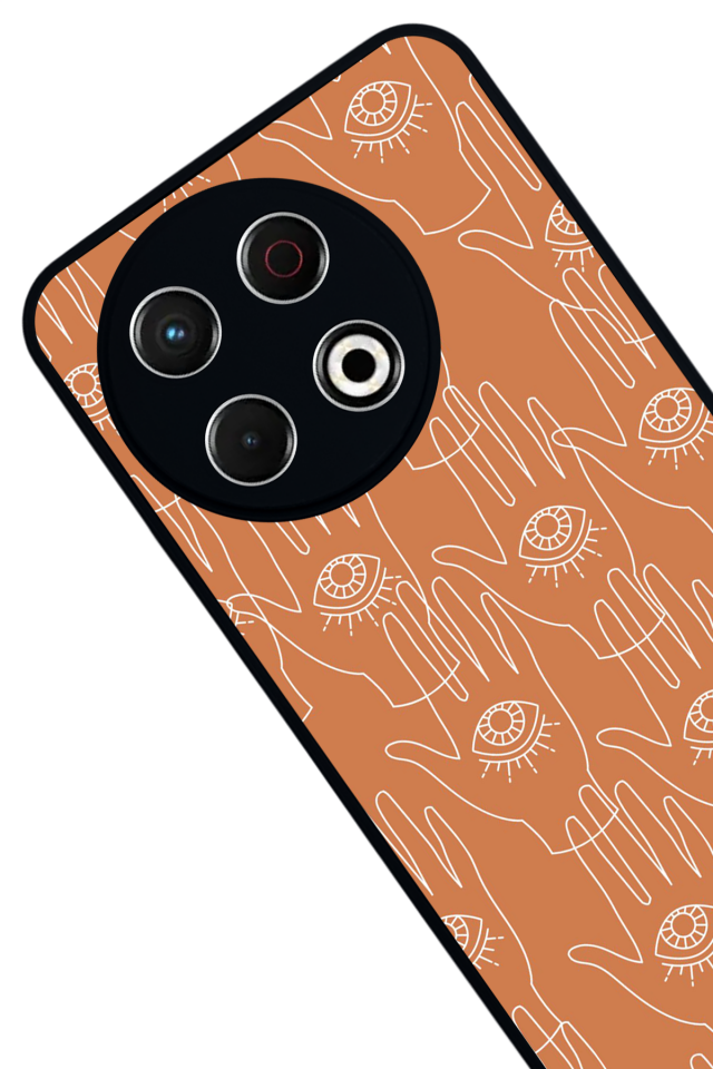 Tecno Spark 30 Pro Uyumlu Line Art Tasarımlı Glossy Premium Kılıf