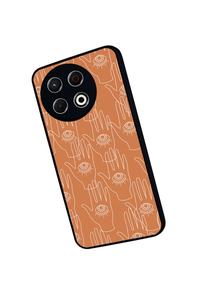 Tecno Spark 30 Pro Uyumlu Line Art Tasarımlı Glossy Premium Kılıf