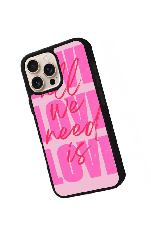 iPhone 15 Pro Max Uyumlu Love Tasarımlı Glossy Premium Kılıf