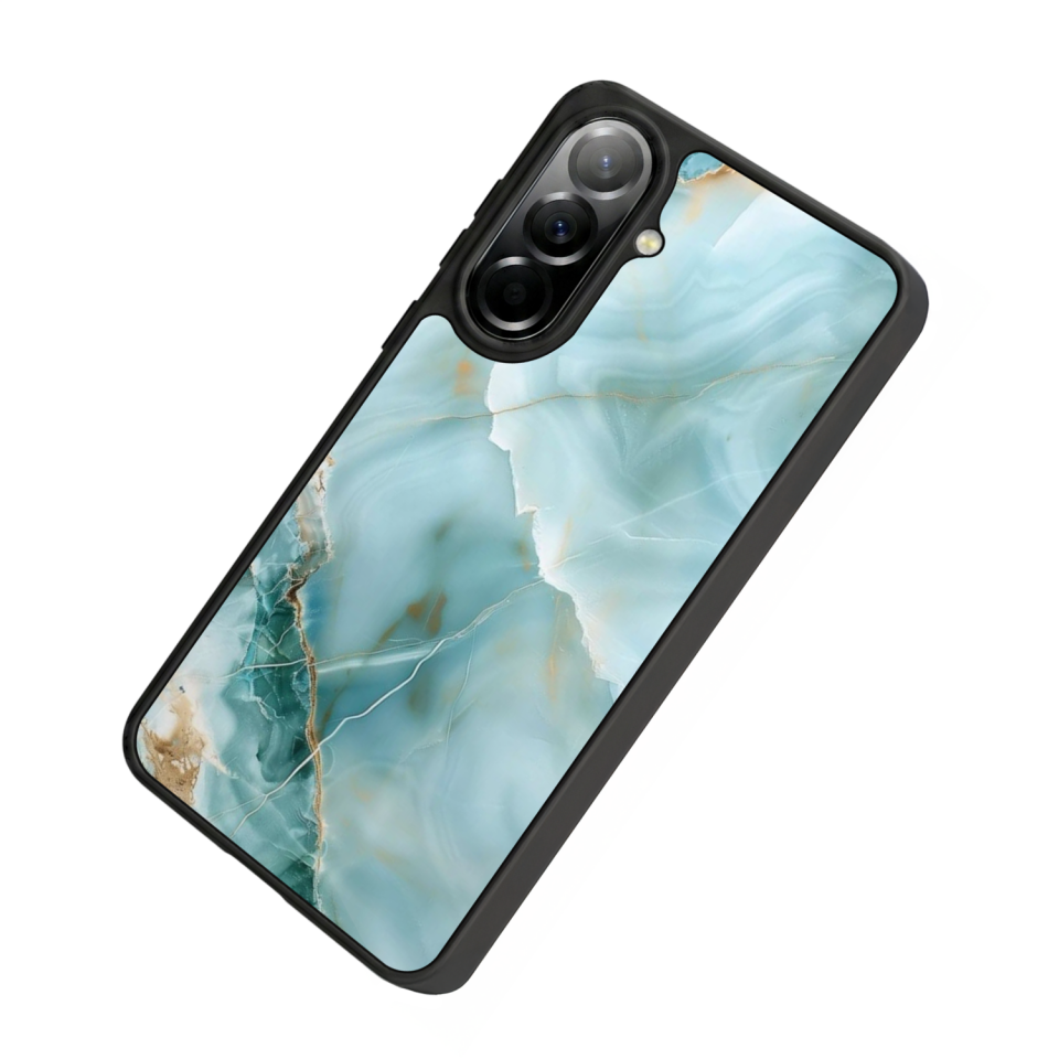 Samsung Galaxy A57 Uyumlu Mermer Marble Tasarımlı Glossy Premium Kılıf
