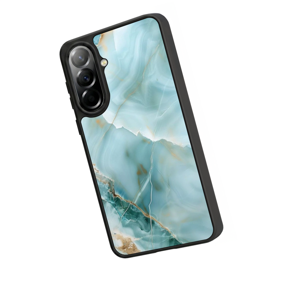Samsung Galaxy A57 Uyumlu Mermer Marble Tasarımlı Glossy Premium Kılıf