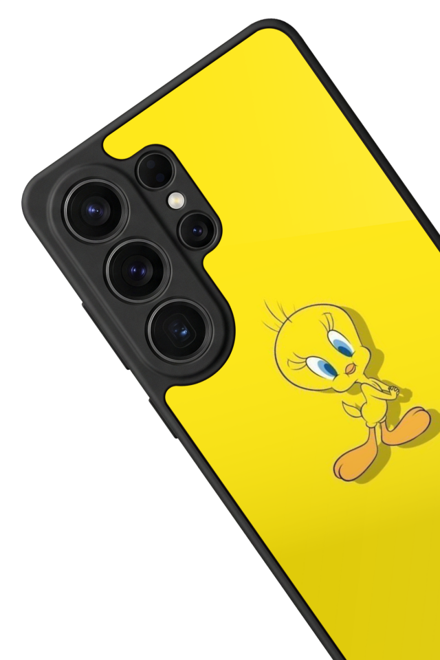 Samsung Galaxy S26 Ultra Uyumlu Tweety Tasarımlı Glossy Premium Kılıf