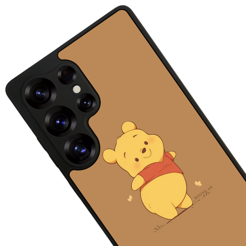 Samsung Galaxy S25 Ultra Uyumlu Winnie Tasarımlı Glossy Premium Kılıf