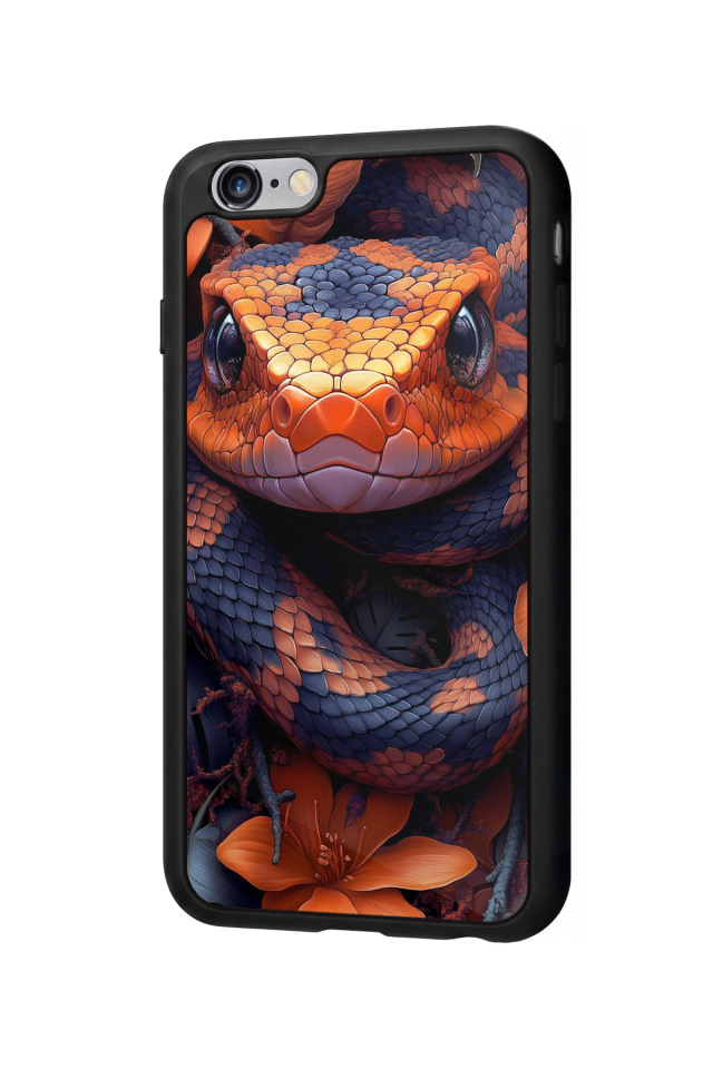 iPhone 6 Plus Uyumlu Yılan Tasarımlı Glossy Premium Kılıf