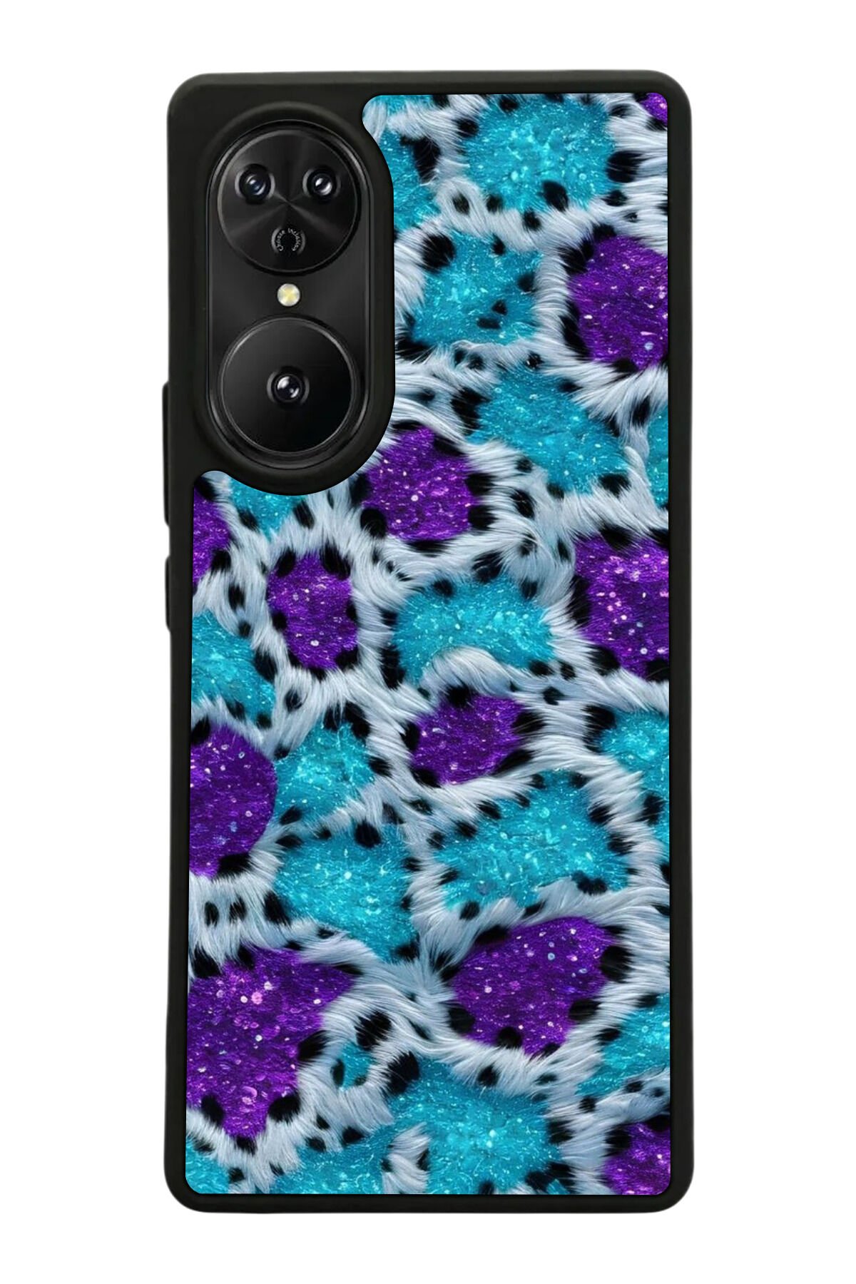 Reeder S19 Max Pro S EDGE Uyumlu Hologram Leopar Tasarımlı Glossy Premium Kılıf