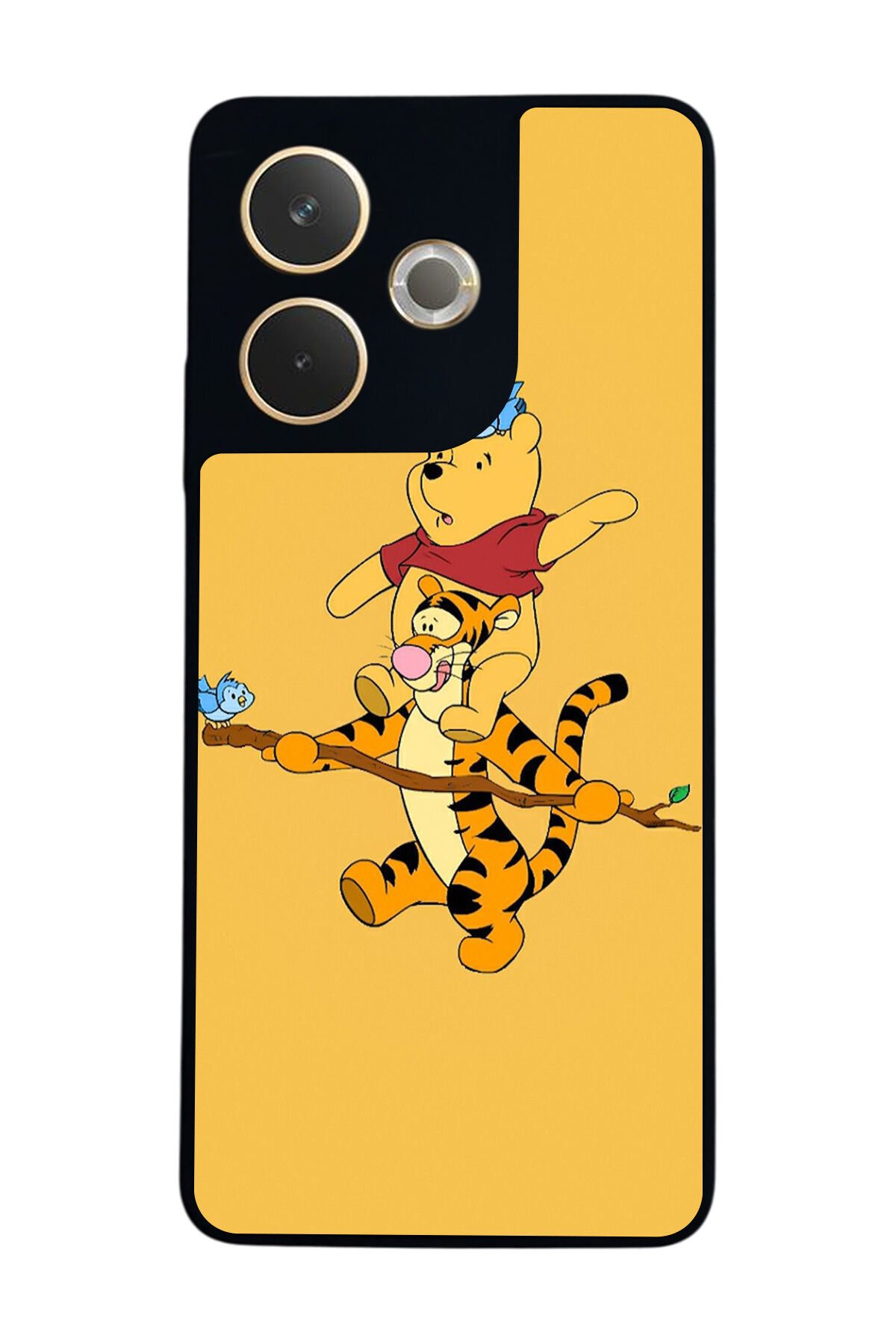 Oppo A5 Pro Uyumlu Winnie Tasarımlı Glossy Premium Kılıf