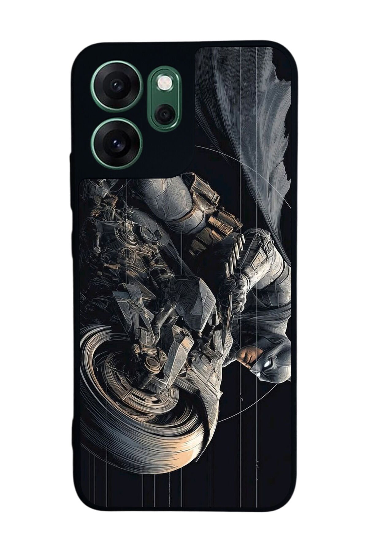 Oppo Reno 14F Uyumlu Batman Tasarımlı Glossy Premium Kılıf