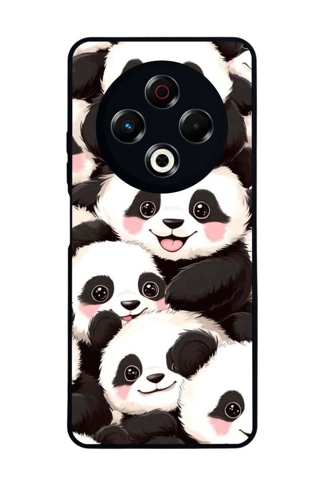 Tecno Spark 30 Uyumlu Panda Tasarımlı Glossy Premium Kılıf