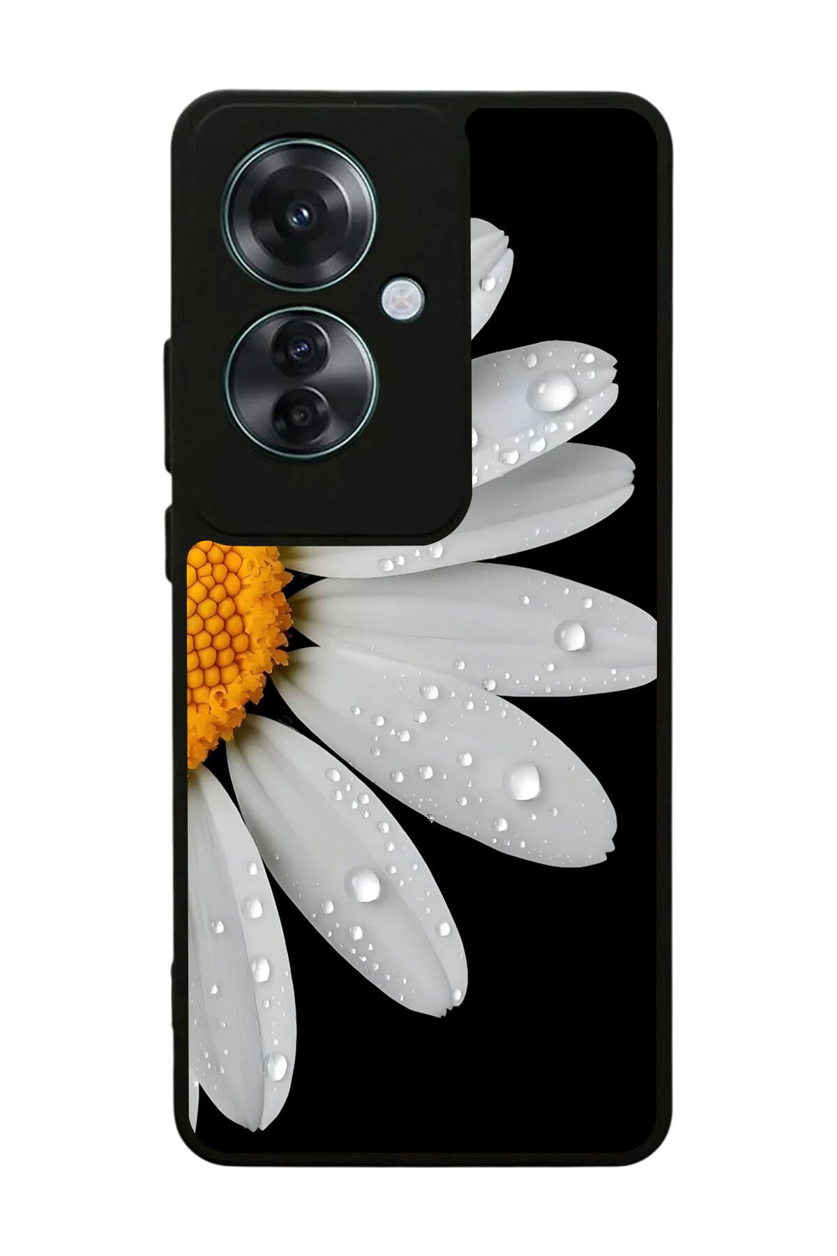 Oppo Reno 11F Uyumlu Papatya Tasarımlı Glossy Premium Kılıf