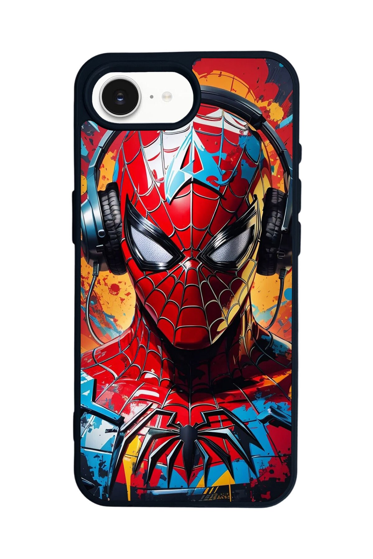 iPhone 16E Uyumlu Spider Man ( Örümcek Adam ) Tasarımlı Glossy Premium Kılıf