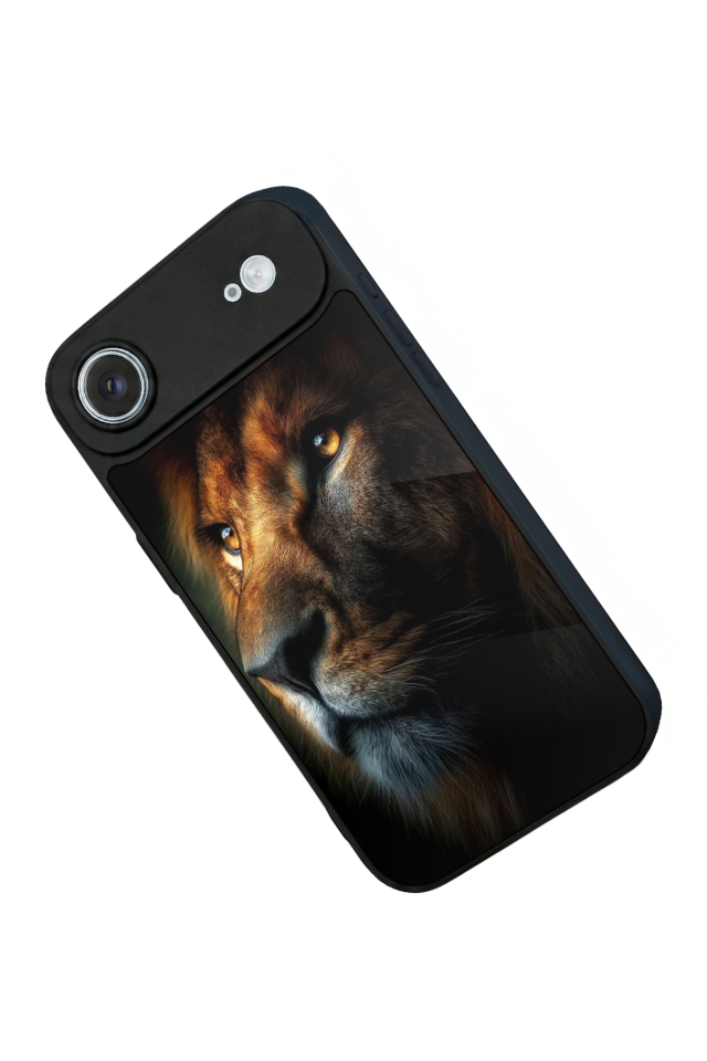 iPhone 17 Air Uyumlu Aslan Tasarımlı Glossy Premium Kılıf