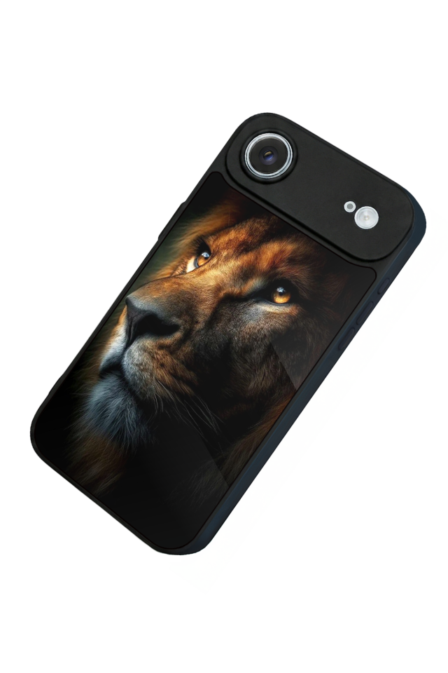 iPhone 17 Air Uyumlu Aslan Tasarımlı Glossy Premium Kılıf