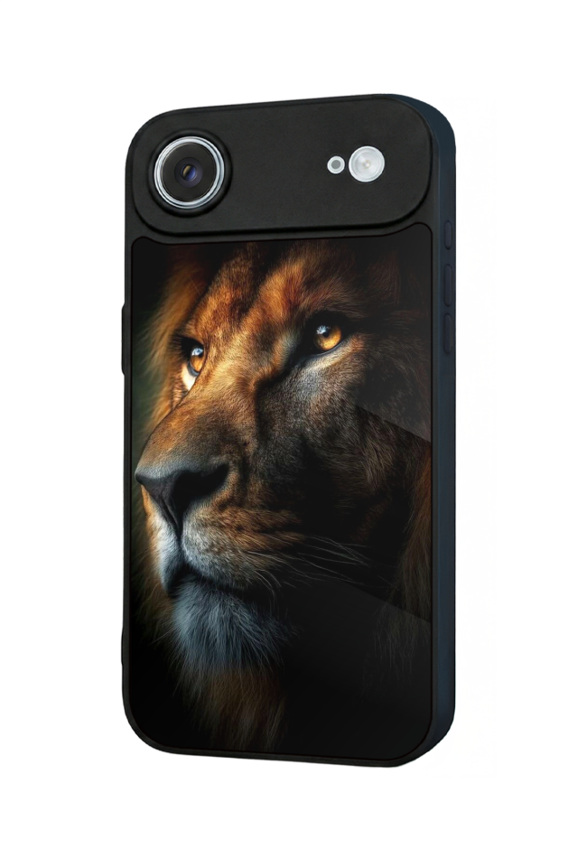 iPhone 17 Air Uyumlu Aslan Tasarımlı Glossy Premium Kılıf