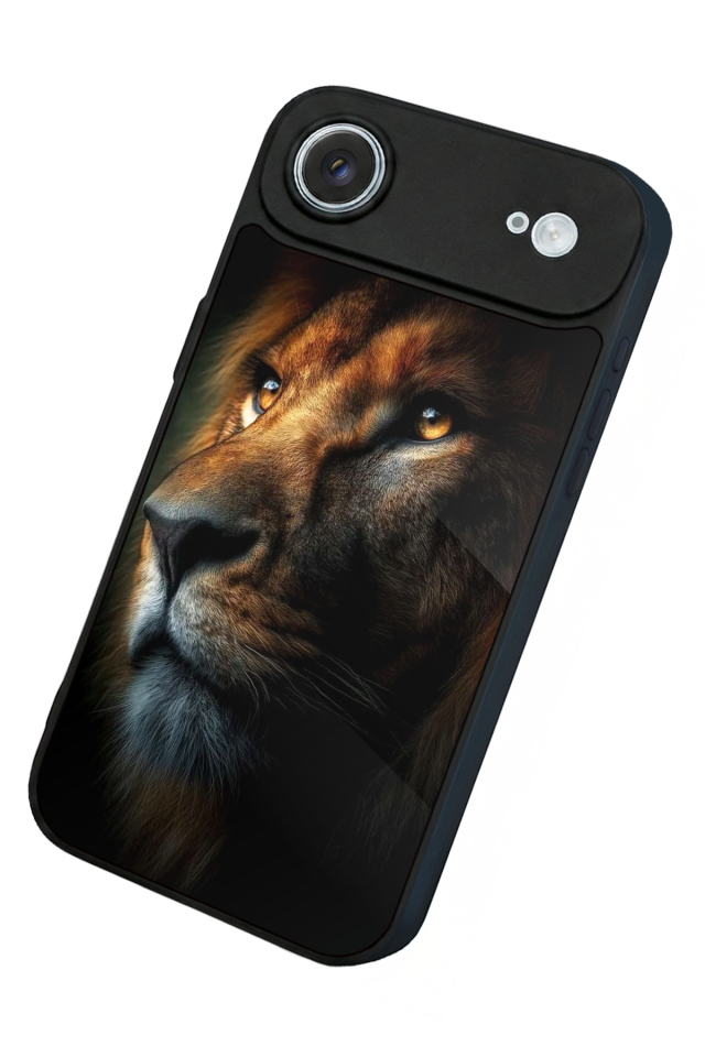iPhone 17 Air Uyumlu Aslan Tasarımlı Glossy Premium Kılıf