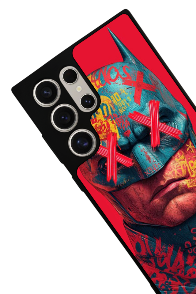 Samsung Galaxy S22 Ultra Uyumlu Batman Tasarımlı Glossy Premium Kılıf