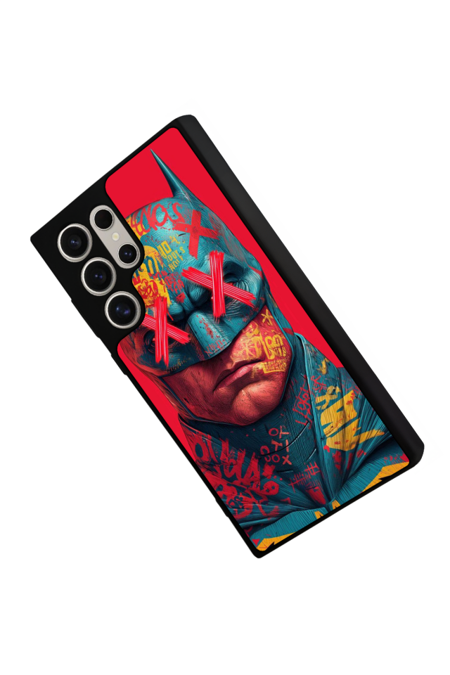 Samsung Galaxy S22 Ultra Uyumlu Batman Tasarımlı Glossy Premium Kılıf