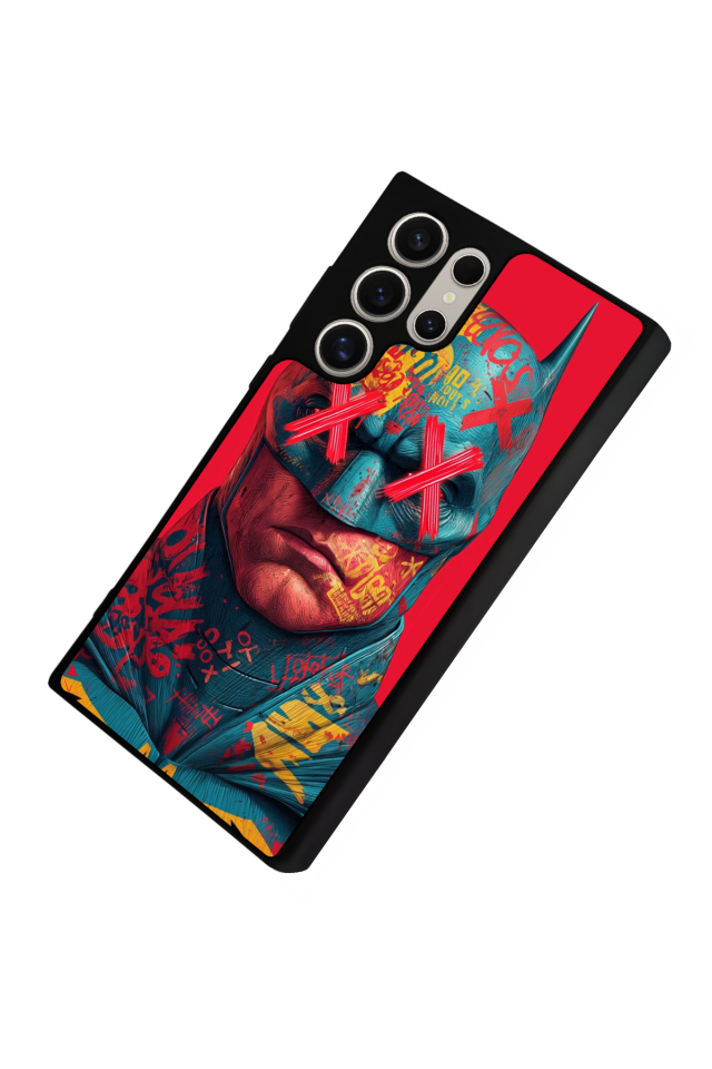 Samsung Galaxy S22 Ultra Uyumlu Batman Tasarımlı Glossy Premium Kılıf