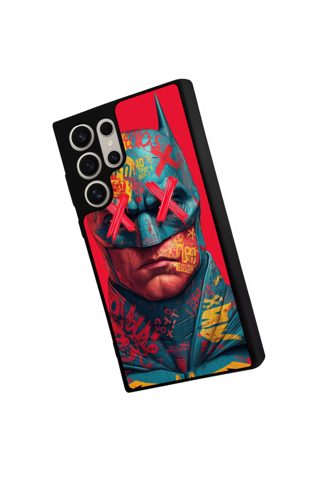 Samsung Galaxy S22 Ultra Uyumlu Batman Tasarımlı Glossy Premium Kılıf