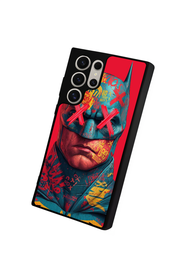 Samsung Galaxy S22 Ultra Uyumlu Batman Tasarımlı Glossy Premium Kılıf