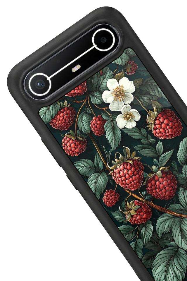 Tecno Spark Slim 5G Uyumlu Botanik Tasarımlı Glossy Premium Kılıf