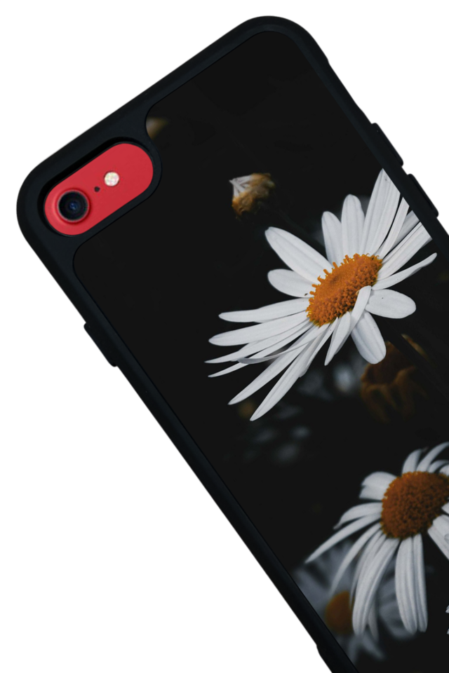 iPhone SE Uyumlu Cicek Tasarımlı Glossy Premium Kılıf
