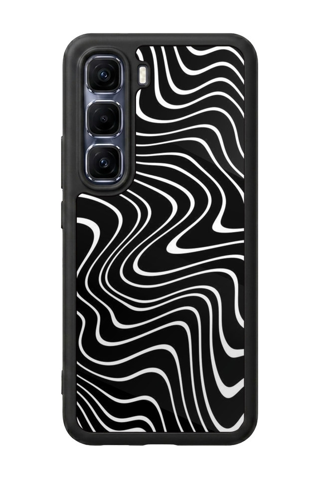 Infinix Hot 60 Pro Plus Uyumlu Çizgi Sanatı Tasarımlı Glossy Premium Kılıf