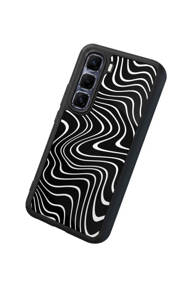 Infinix Hot 60 Pro Plus Uyumlu Çizgi Sanatı Tasarımlı Glossy Premium Kılıf