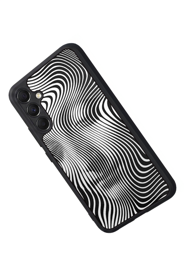 Samsung Galaxy A34 Uyumlu Çizgi Sanatı Tasarımlı Glossy Premium Kılıf
