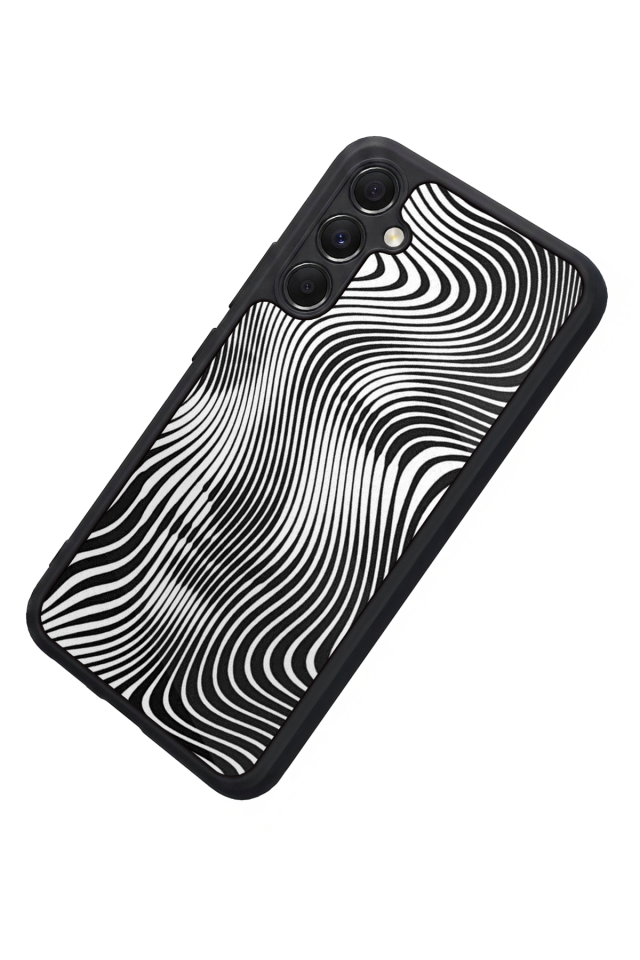 Samsung Galaxy A34 Uyumlu Çizgi Sanatı Tasarımlı Glossy Premium Kılıf