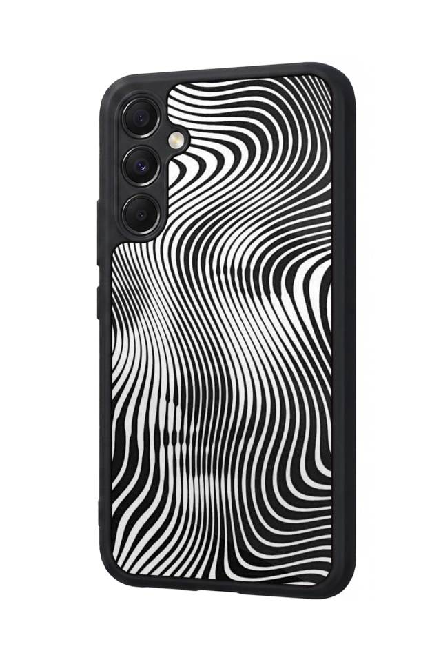 Samsung Galaxy A34 Uyumlu Çizgi Sanatı Tasarımlı Glossy Premium Kılıf