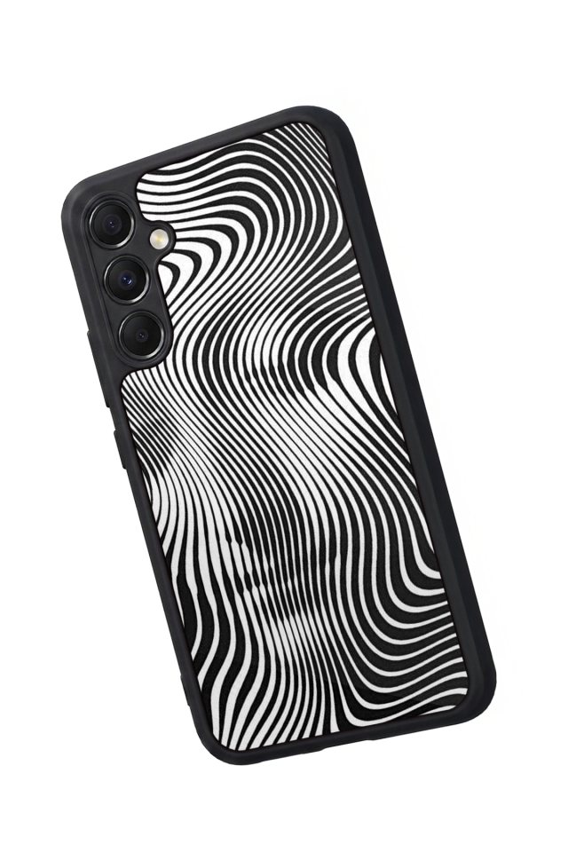 Samsung Galaxy A34 Uyumlu Çizgi Sanatı Tasarımlı Glossy Premium Kılıf