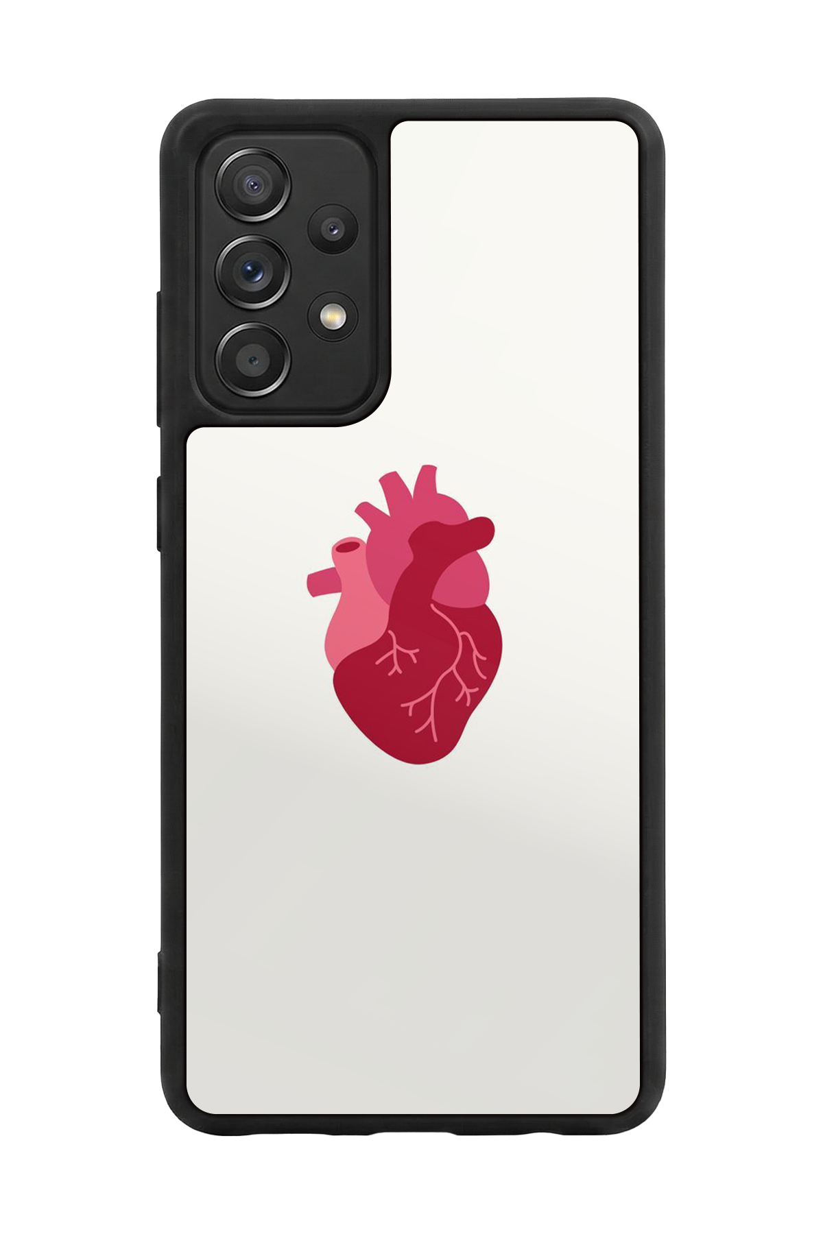 Samsung Galaxy A72 Uyumlu Kalp Love Tasarımlı Glossy Premium Kılıf