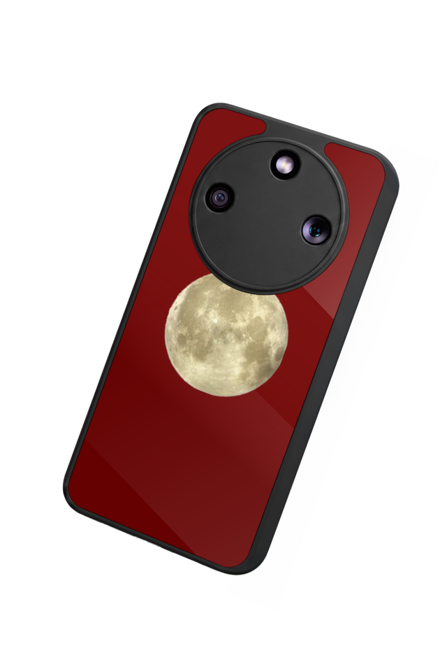 Honor Magic 8 Lite Uyumlu Kirmizi Tasarımlı Glossy Premium Kılıf