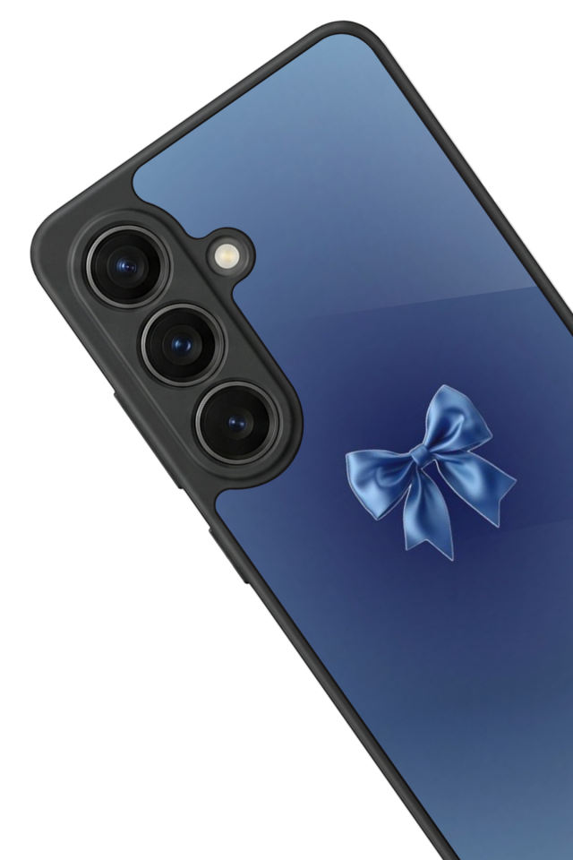 Samsung Galaxy S26 Uyumlu Kurdele Tasarımlı Glossy Premium Kılıf