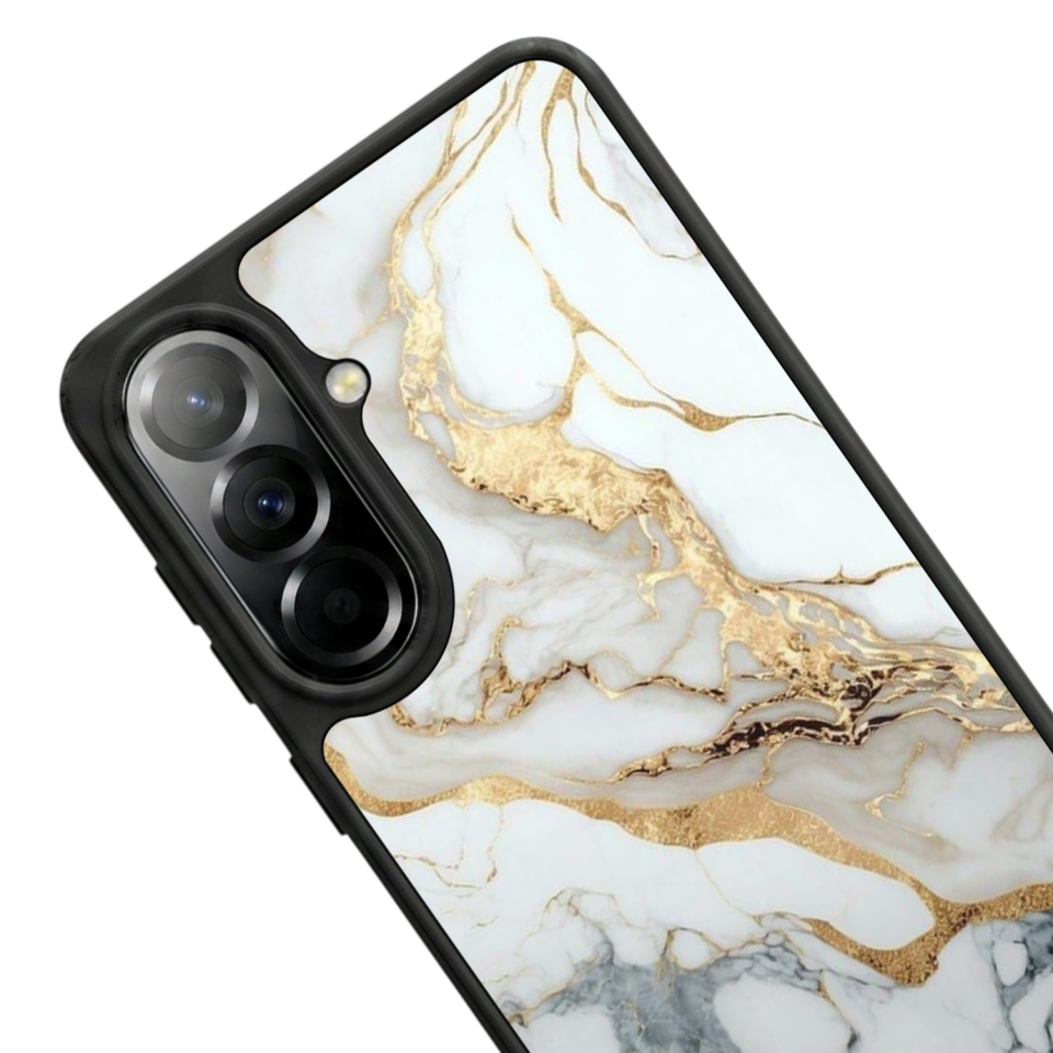 Samsung Galaxy A57 Uyumlu Mermer Marble Tasarımlı Glossy Premium Kılıf