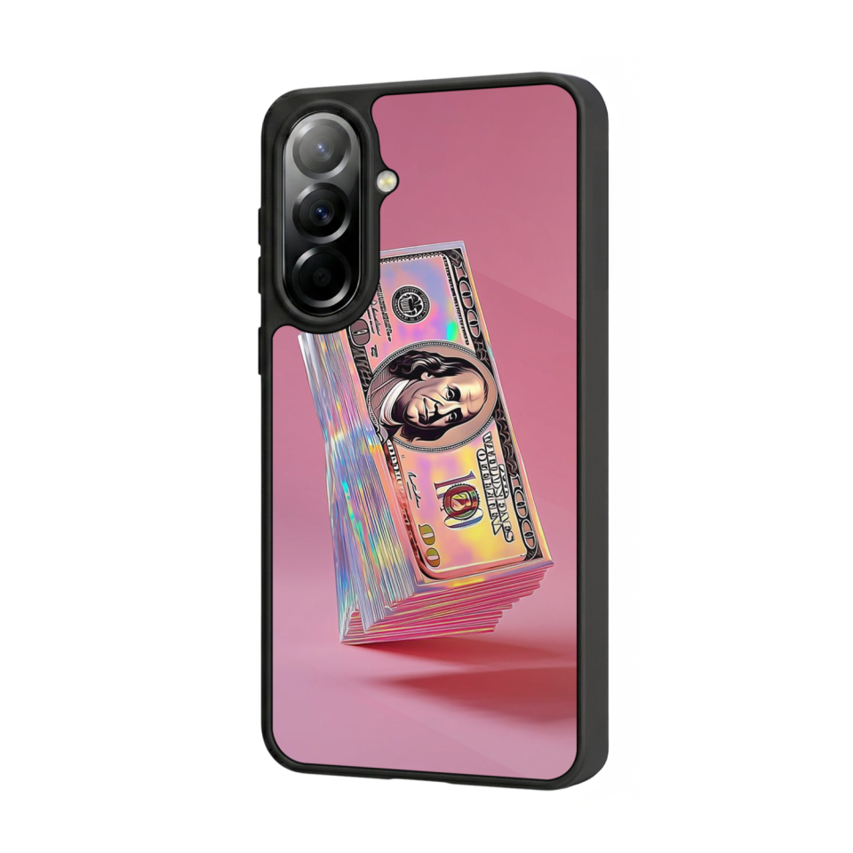 Samsung Galaxy A37 Uyumlu Money Para Tasarımlı Glossy Premium Kılıf
